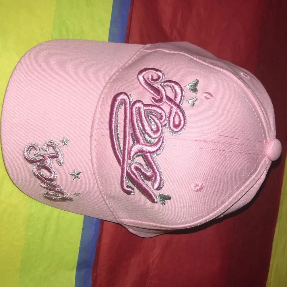 Retro Foxy Juniors PInk Hat Cap Deadstock Streetwear Outdoors Summer NWOT NEW